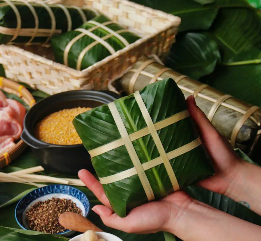 Bánh Chưng Vuông Truyền Thống