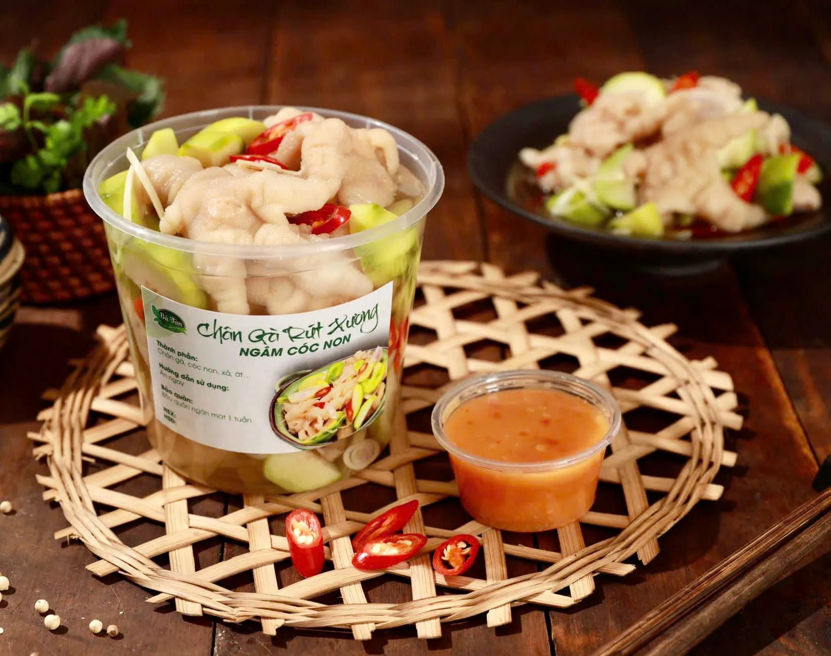 Chân Gà Rút Xương Ngâm Cóc